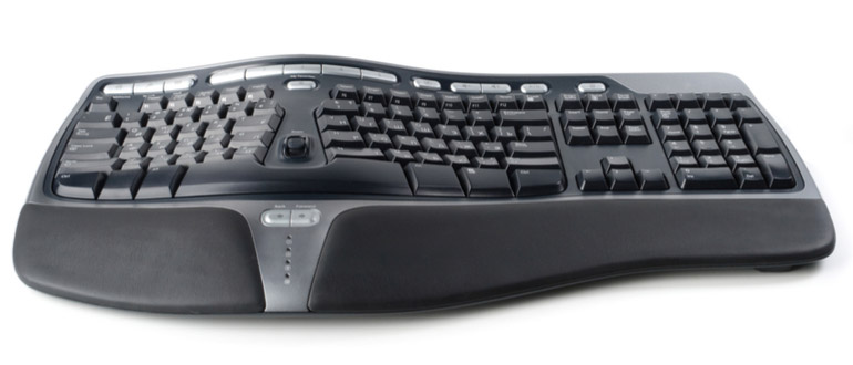 Eine ergonomische Tastatur
